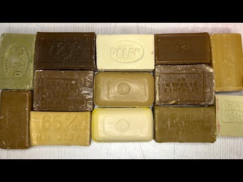 Видео: ASMR 🎶Cutting laundry 🧺 soap 🔪Резка хозяйственного мыла🤤👌😋