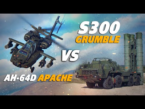 Видео: AH-64D Apache против системы ПВО S-300 Grumble | Цифровой боевой симулятор | DCS |