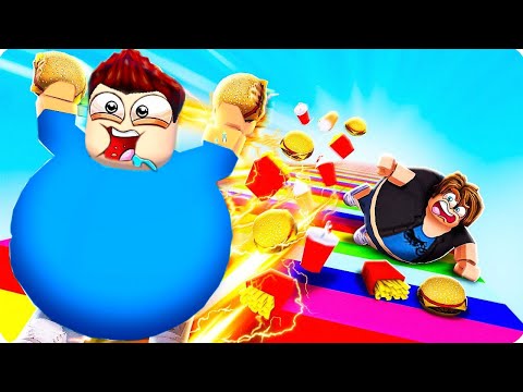 Видео: 🍔РОБЛОКС НО ЧЕМ Я ТОЛЩЕ ТЕМ Я БЫСТРЕЕ! ШЕДИ Roblox Fat Race