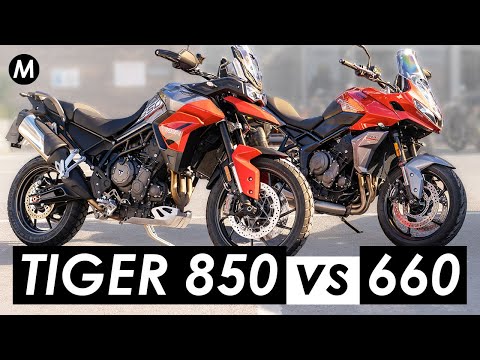 Видео: Triumph Tiger 850 Sport против Tiger Sport 660: что купить?