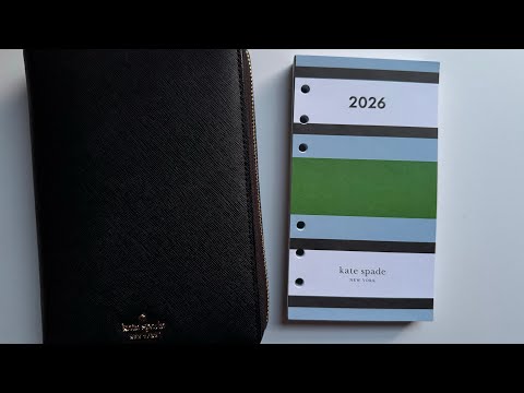 Видео: Наполнение Kate Spade на 2026г Обзор. Выбираем планер  