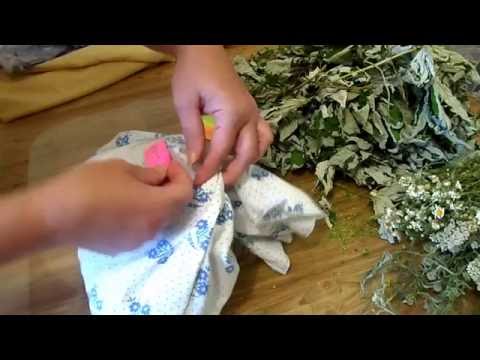 Видео: Мешочки для хранения лекарственных трав. Bags for storing medicinal herbs hand-made.