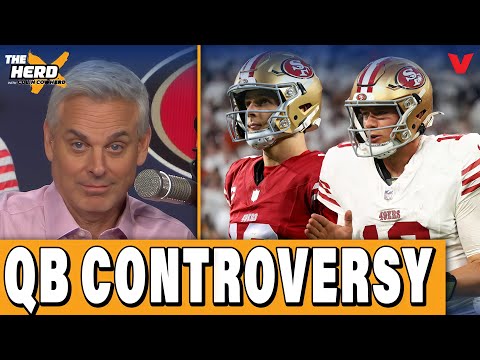 Видео: Колин Коухерд предсказывает разногласия между квотербеками «49ers» Маком Джонсом и Броком Пёрди |...