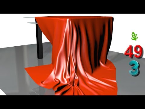 Видео: Модификатор Cloth 👗 Ткань в 3DS MAX 🙫 Создание ткани Моделирование скатерти Интерьер Урок 49