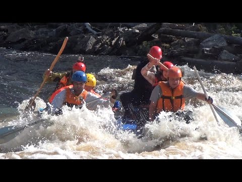 Видео: 2016 г, р. Чирка Кемь, Западная Карелия