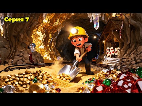 Видео: Купил БОЛЬШОЙ экскаватор и обкатываем ПЕРВЫЙ промприбор | Gold Mining Simulator - Gems & Glory #7