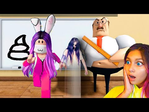 Видео: ПОБЕГ ИЗ ШКОЛЫ 😱 ПРИЗРАК ДЕВОЧКУ ЗАКРЫЛИ в Роблокс ROBLOX