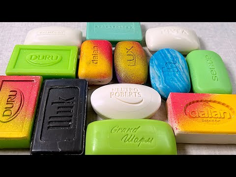 Видео: ASMR soap cutting 💚 Резка мыла АСМР