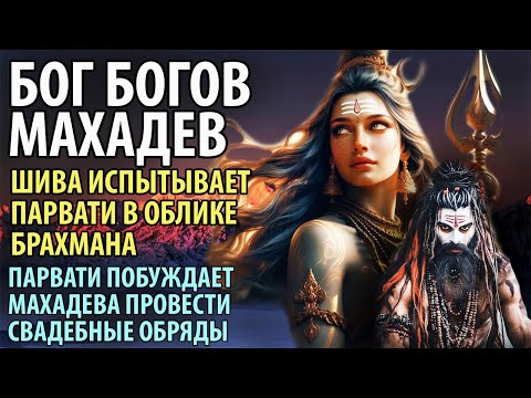 Видео: Бог Богов Махадев. Шива испытывает Парвати. Парвати побуждает Шиву провести свадебные обряды.