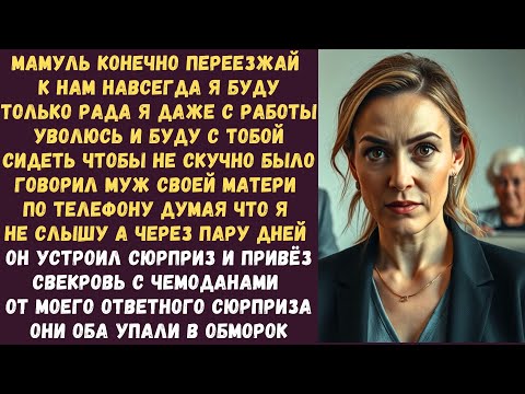Видео: Мамуль конечно переезжай к нам навсегда Я буду только рада Я даже с работы уволюсь и буду с тобой