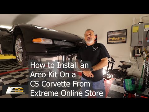 Видео: Как установить аэродинамический комплект на Corvette C5 из интернет-магазина Extreme