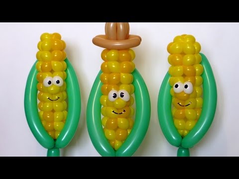 Видео: Веселая кукуруза из шаров / Funny corn of balloons (Subtitles)