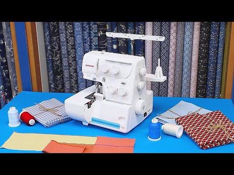 Видео: Janome T-34 - Обзор оверлока