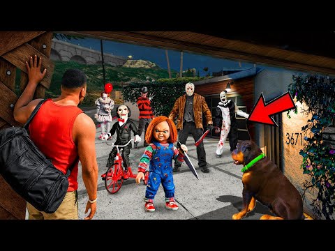 Видео: ФРАНКЛИННЫҢ ҮЙІНЕ БАРЛЫҚ ХОРРОРЛАР КЕЛДІ (GTA V)