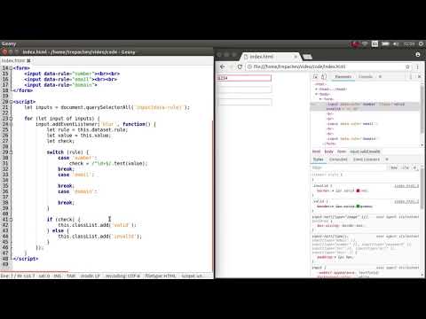 Видео: Валидация инпутов на JavaScript