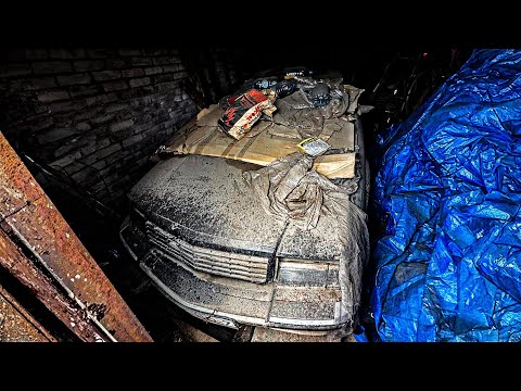 Видео: Откопали гараж спустя 17 лет. Гангстерская тачка в пыли!