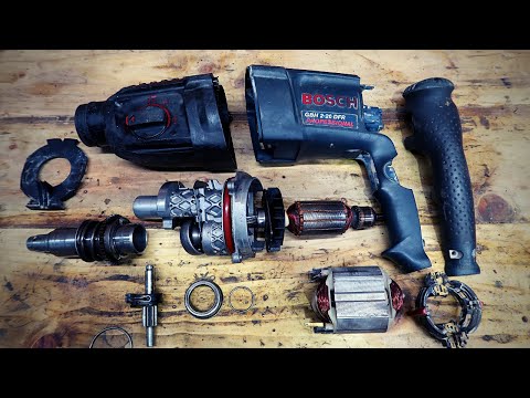 Видео: Ремонт перфоратора Bosch / Bosch GBH 2-26 DFR