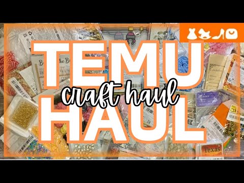 Видео: Temu Craft Haul | Журнал для записей | Наклейки, бумага, инструменты, бусины, ленты