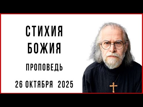 Видео: Проповедь в воскресенье 26 октября 2025 года