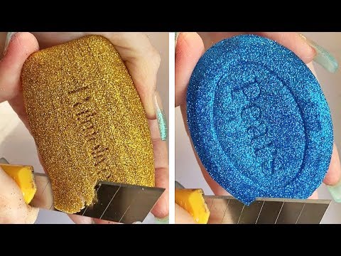 Видео: Асмр мыло резки | Удовлетворительное видео [ASMR] #86