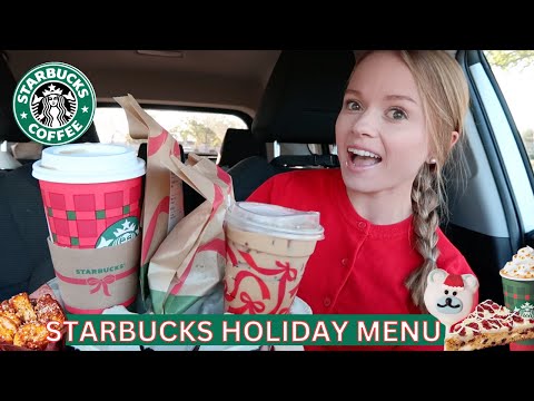 Видео: Праздничное меню STARBUCKS: батончик Cranberry Bliss, батончик Cinnamon Pull Apart, кейк-поп Pola...