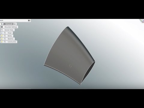 Видео: Уроки авиамоделирования во Fusion 360. Fusion 360 Tutorial: How to Model an airfoil from DAT