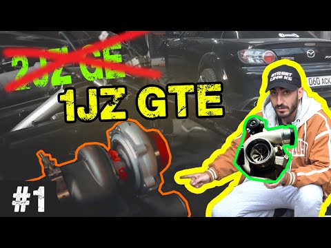 Видео: Ребилд MAZDA RX8  2JZ GE на 1JZ GTE TURBO #1 #mazda #rx8