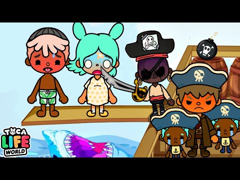 Видео: РИТУ ПОХИТИЛИ ПИРАТЫ! 🏴‍☠️🦜⚓ Toca Boca Life World