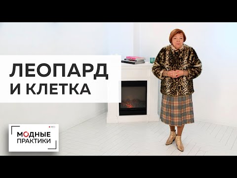 Видео: Сочетаем несочетаемое. Клетка и леопардовый принт. Новый образ Ирины Михайловны. Учимся быть смелыми