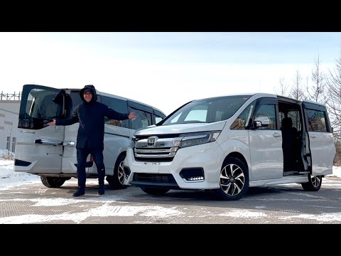 Видео: Обзор на Самый ПОПУЛЯРНЫЙ Японский Микроавтобус Honda STEPWGN с Аукциона Японии