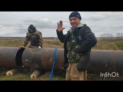 Видео: Востановление плотины пруда. 
