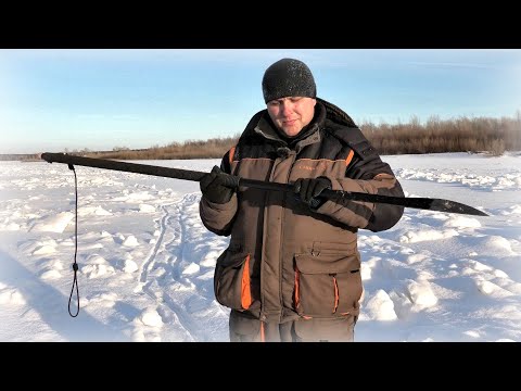 Видео: Якутская пешня, всем пешням пешня! Ну и налима зафаркопил на перемёт!