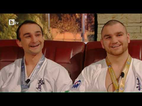 Видео: Шоуто на Слави: Гостуват шампионите по киокушин карате Александър и Иван Команови