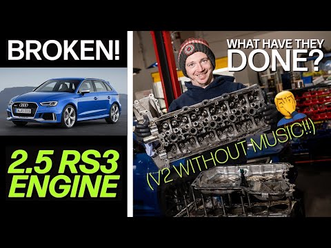 Видео: Почему сломался этот 2,5-литровый 5-цилиндровый двигатель Audi RS3? | НОВАЯ ВЕРСИЯ, БЕЗ МУЗЫКИ!!