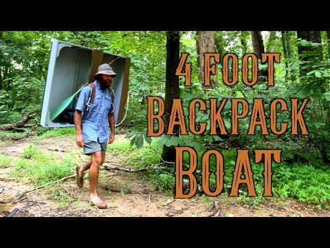 Видео: Построил лодку-рюкзак...