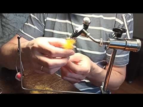 Видео: изготовление мушки "Енисейская сопля"