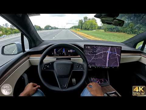 Видео: Tesla Model X 2026 года — обзор от первого лица — постепенно поднимаемся на новый уровень!