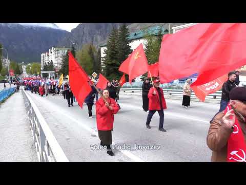 Видео: ПАРАД ПОБЕДЫ г ТЫРНЫАУЗ 9 МАЯ 2022года