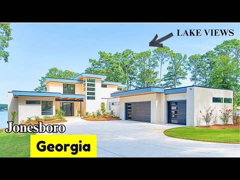 Видео: Роскошная жизнь на озере Спайви | Экскурсия по потрясающему дому на берегу озера за 2,89 млн долл...