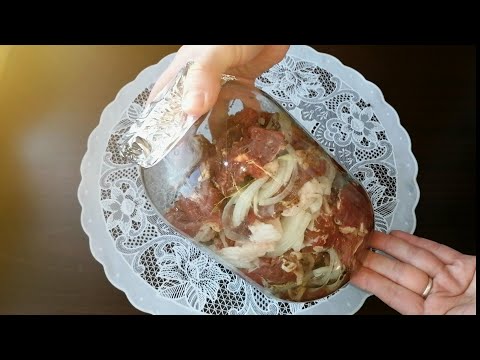 Видео: Я Просто Взяла Мясо, Лук и Банку! Ужен без Труда. Мясо как Тушёнка.