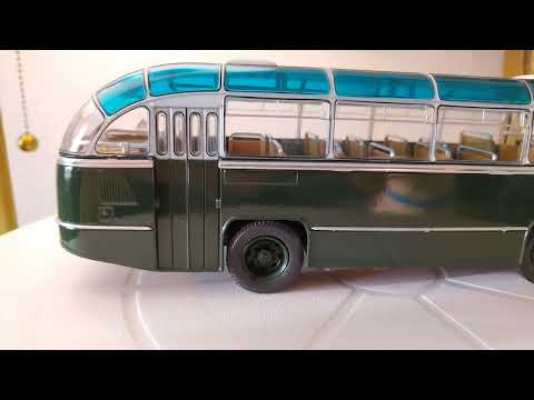 Видео: Комбинация металла и пластика:  #автобус   ЛАЗ  695  #масштабные_модели   #модель