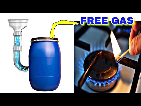 Видео: БЕСПЛАТНЫЙ ГАЗ ИЗ БОЧКИ И НАВОЗА