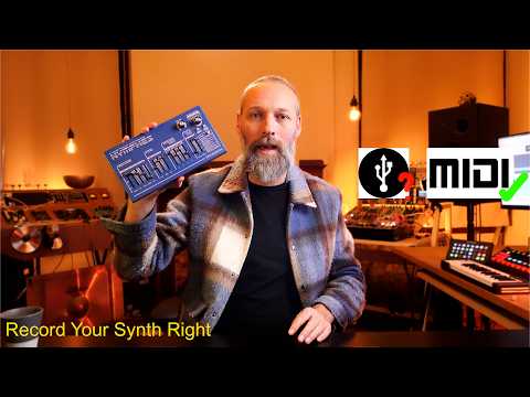 Видео: Как записать аппаратные синтезаторы (объяснение аудио, MIDI и синхронизации)