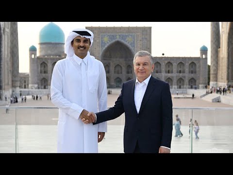 Видео: Қатар Амири Шавкат Мирзиёев ҳамроҳлигида  Самарқанд шаҳрининг меъморий обидаларини кўздан кечирди