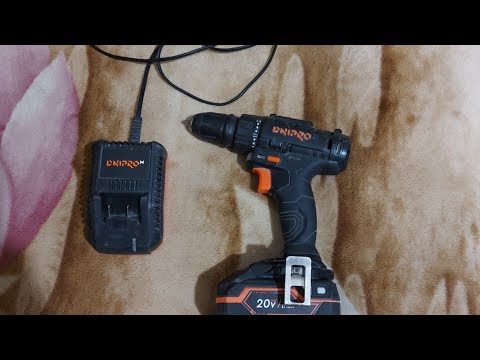 Видео: Аккумуляторная дрель-шуруповерт DNIPRO-M  CD 218 Q 
