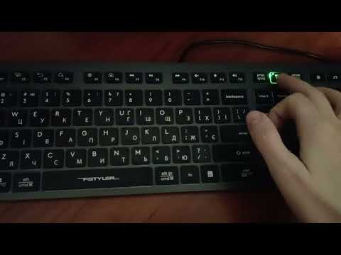 Видео: Огляд на клавіатуру A4Tech Fstyler FX60 Grey/White Backlit