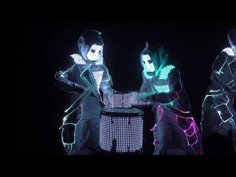 Видео: Lumos: световое барабанное шоу (трио), Иркутск. FULL