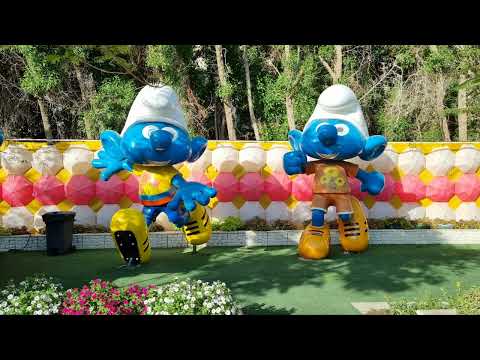 Видео: Парк цветов. Сад чудес. Miracle Garden🌹ч.2 Смурфики.