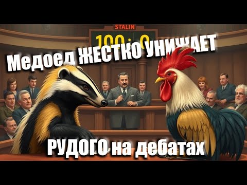 Видео: Медоед ЖЕСТКО УНИЖАЕТ Рудого на дебатах | ВыжигательныйХАЙЛАЙТ