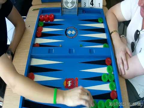Видео: Длинные нарды. Кубок Сатки. В.Михайлов - В.Фесенко